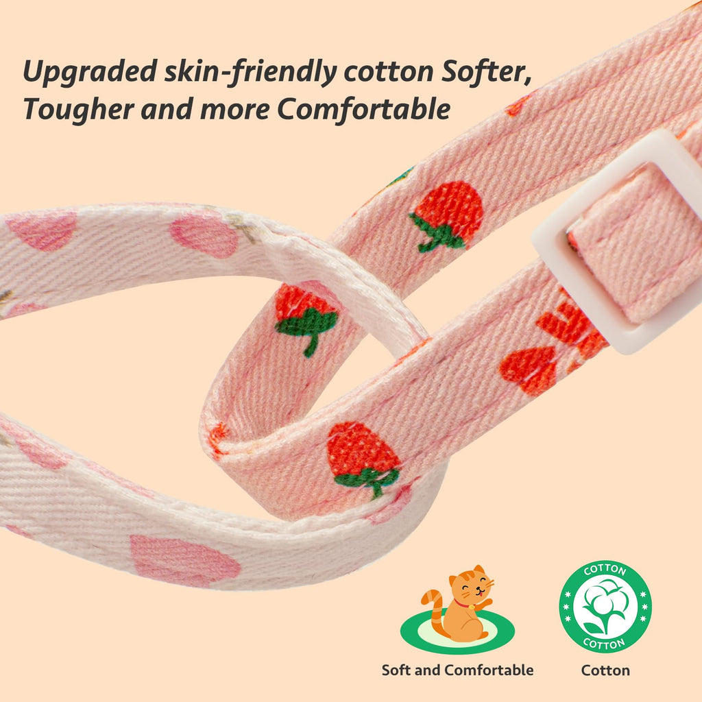 2 Pack Cotton Cat Collar K960