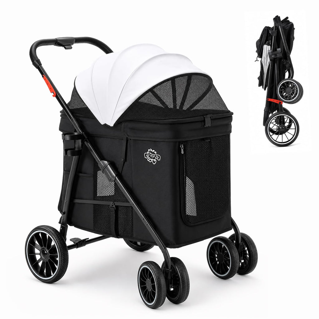Black Foldable Dog Stroller K966