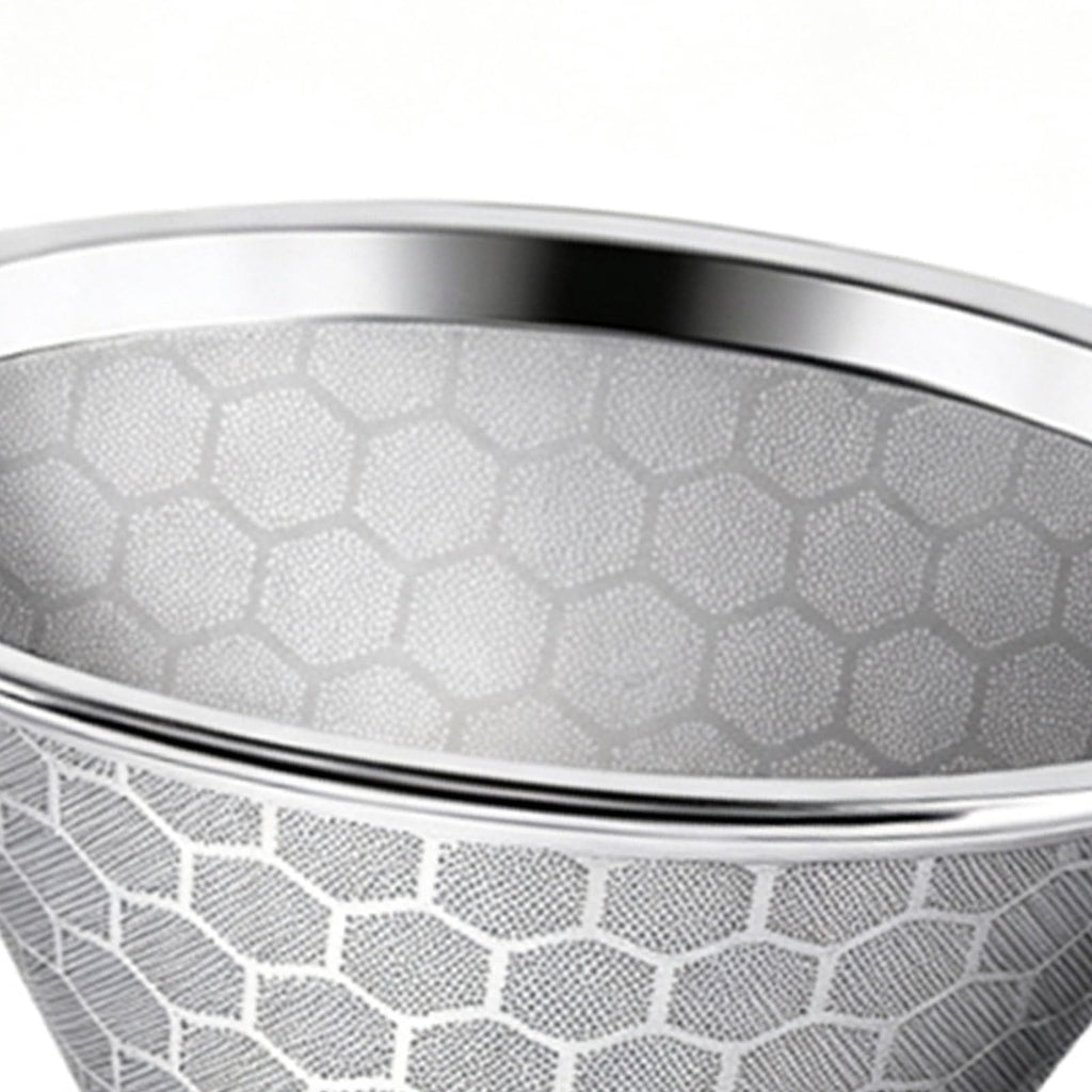 Pour Over Coffee Filter Dripper Stainless Steel Y573133
