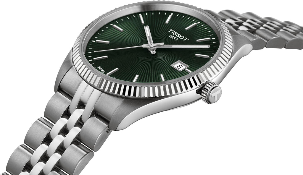 40mm Green Dial Swiss Quartz Men's Watch F5825