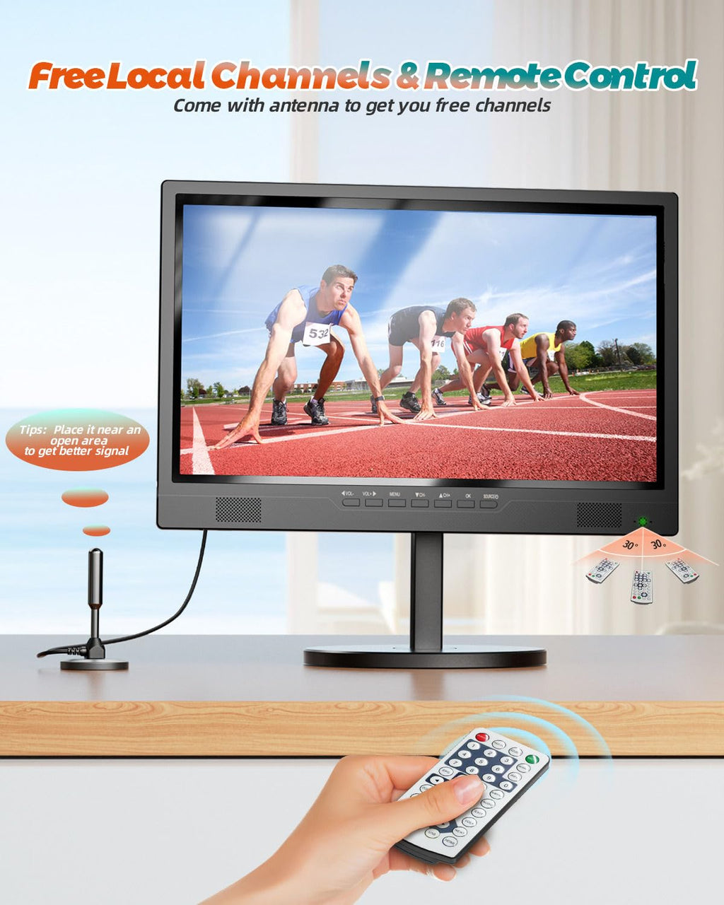 Portable TV with Antenna F3201