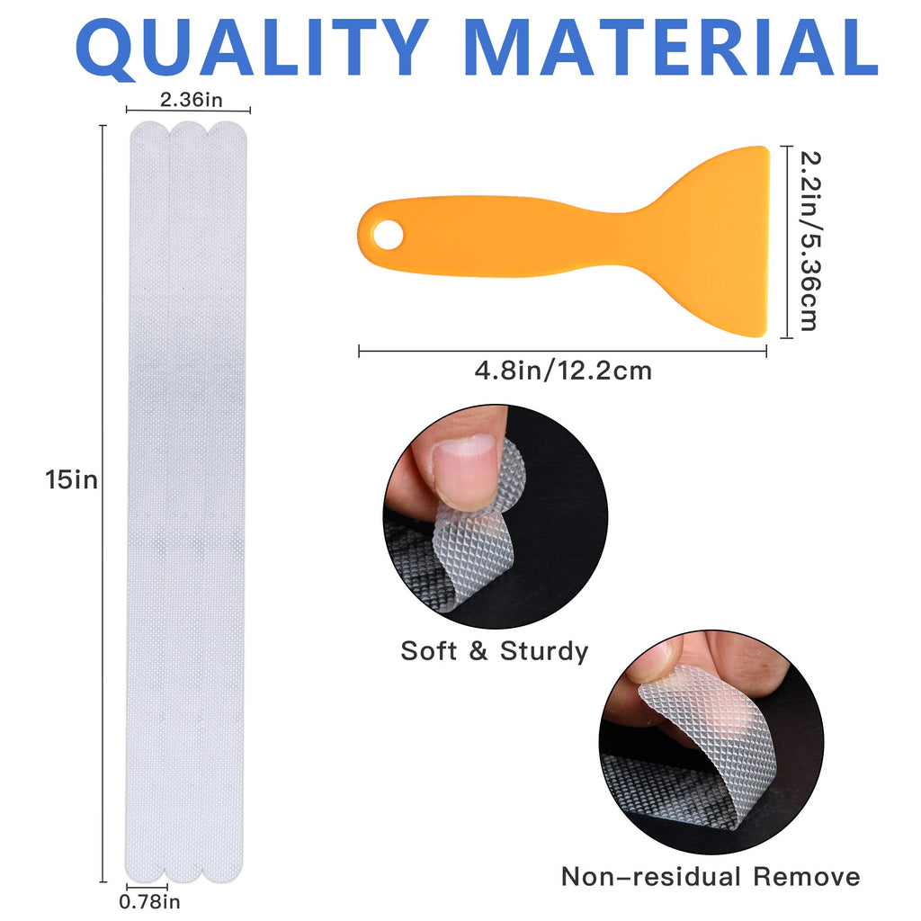 24 PCS Non Slip Adhesive Bathtub Stickers L958081