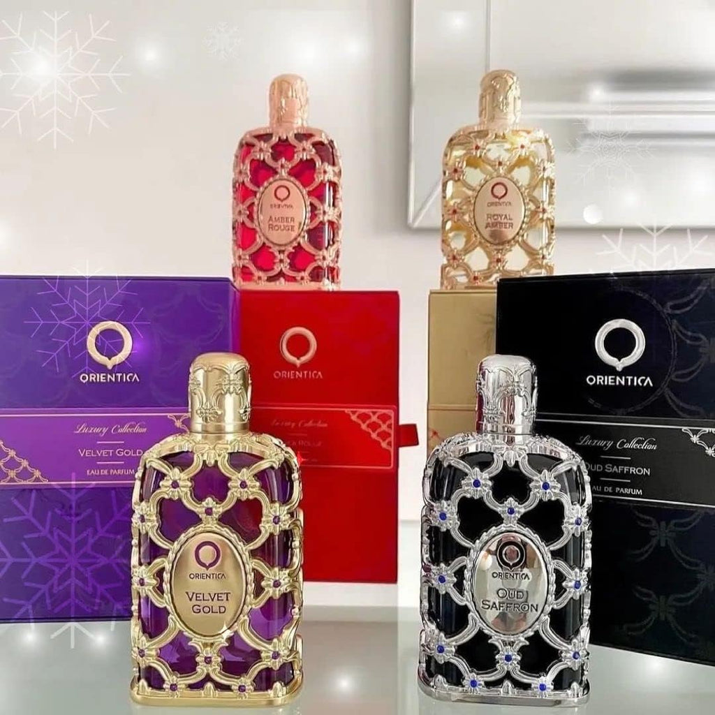 Amber Rouge 4 Pc Perfume Gift Set U586