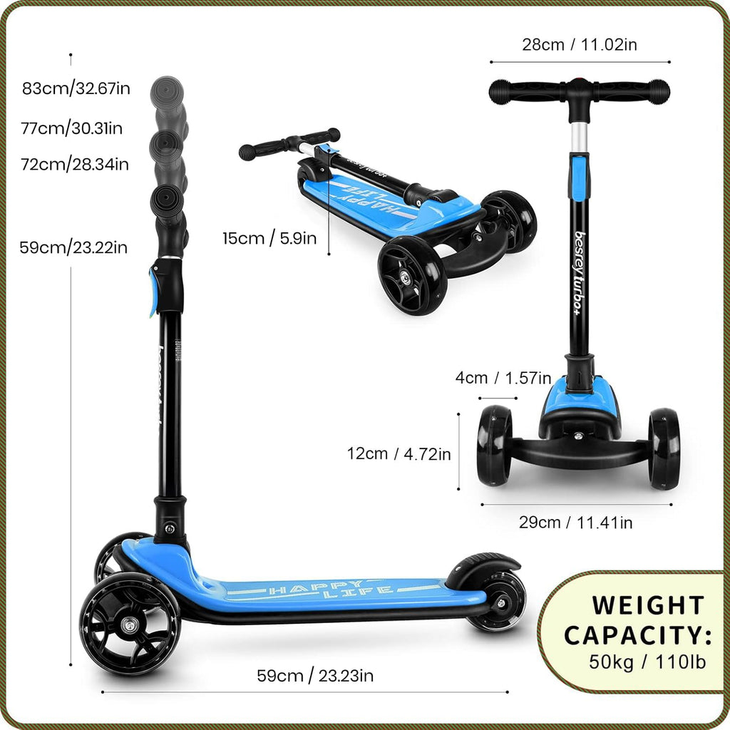 3 Wheel Scooter with 4 Adjustable Height O91535