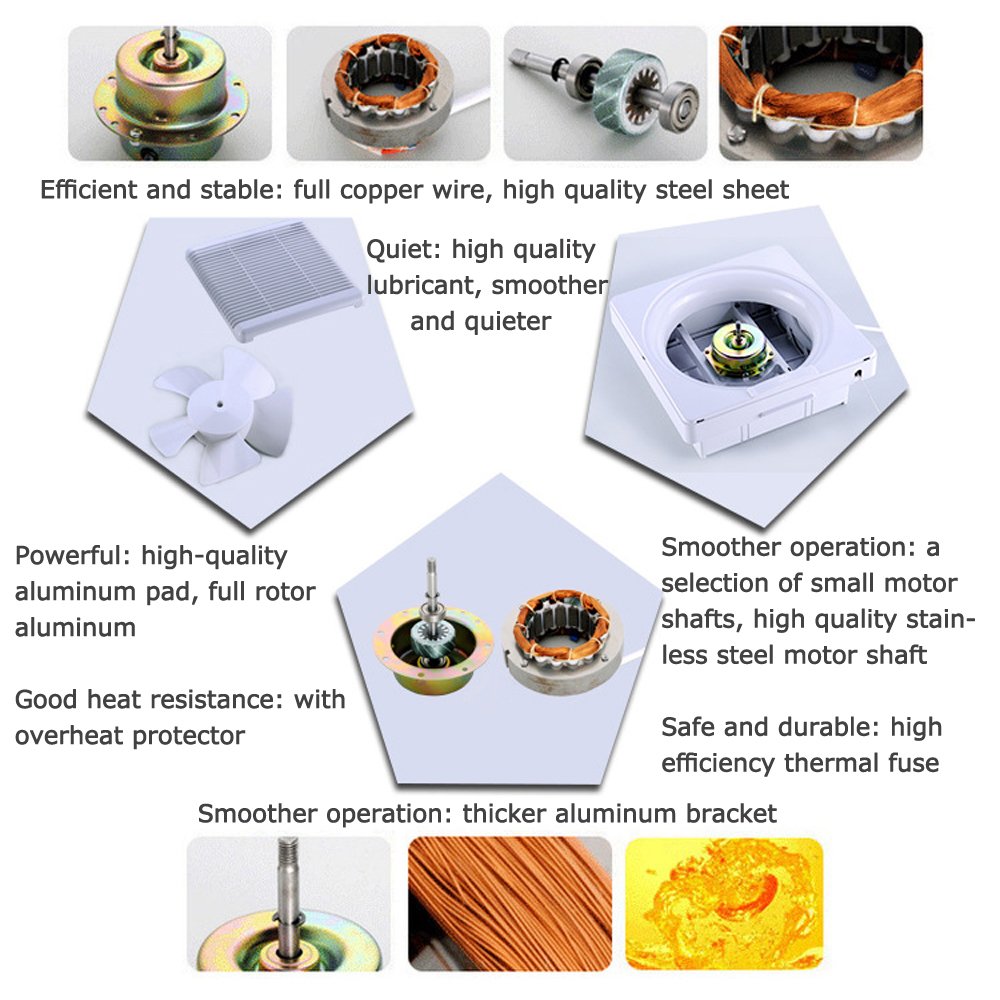 6" Reversible Window Exhaust Fan A37454