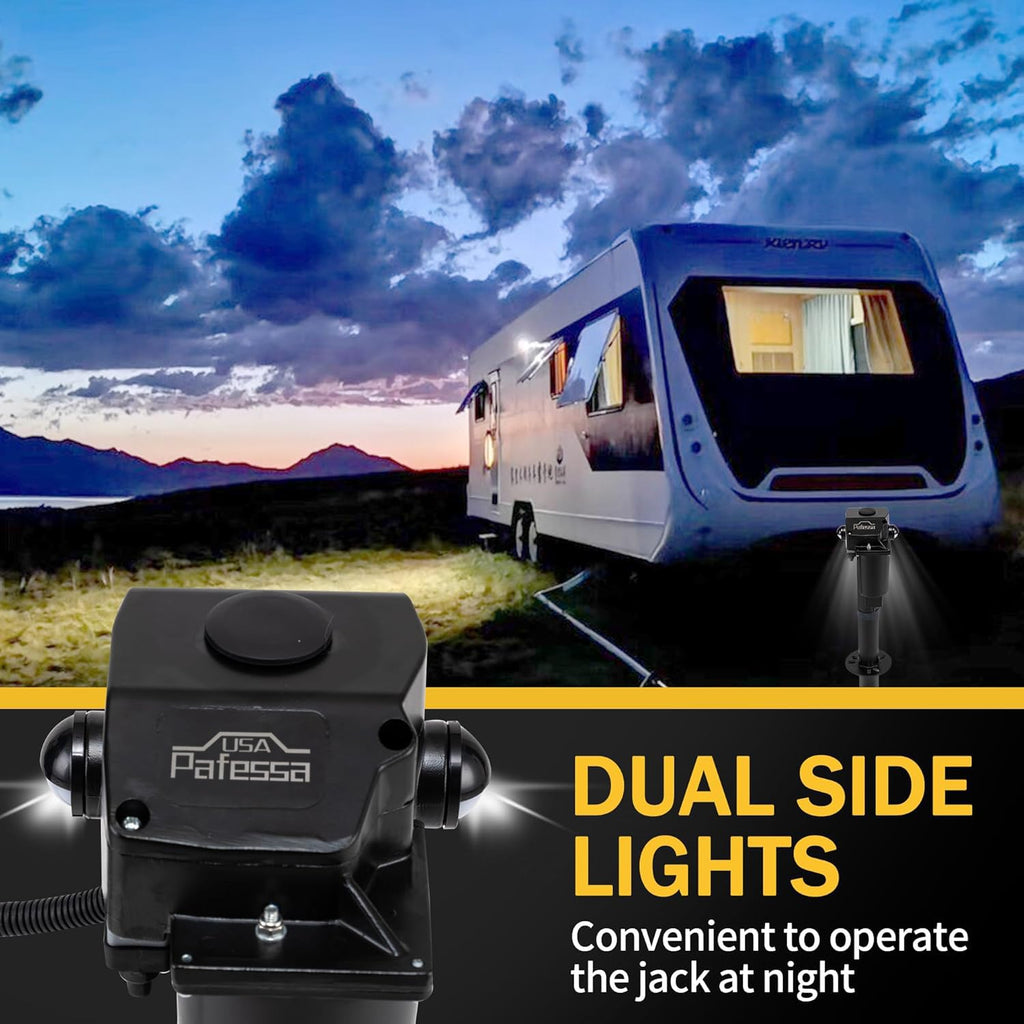 12V 3,500LB Electric RV Trailer A-Frame Tongue Jack Z43120