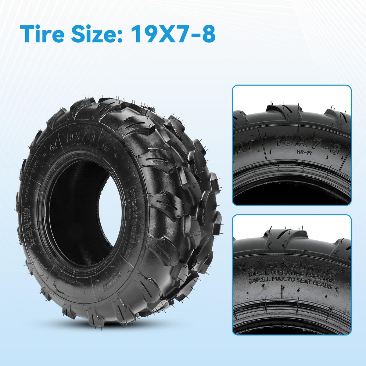 19x7-8 Tubeless Tire I959618