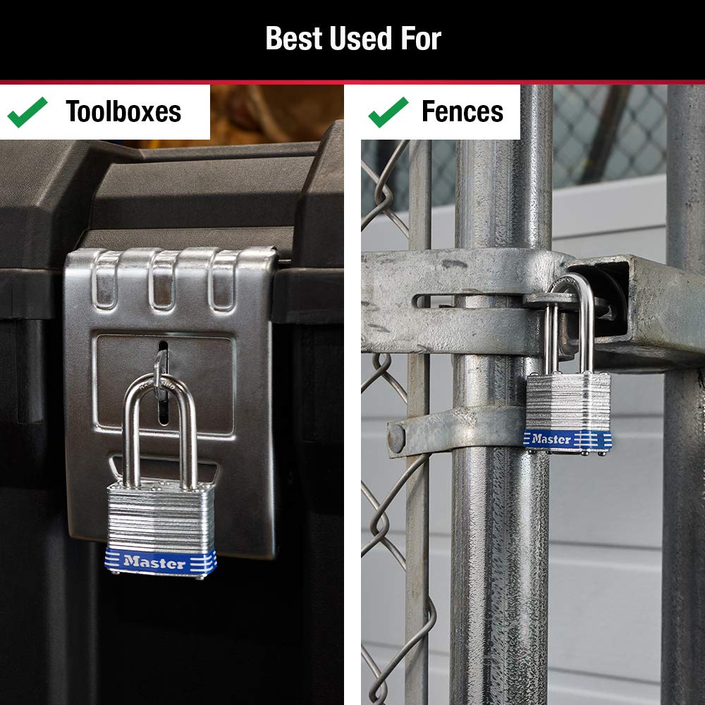 Outdoor Keyed-Alike Padlock 4 Pack U341126