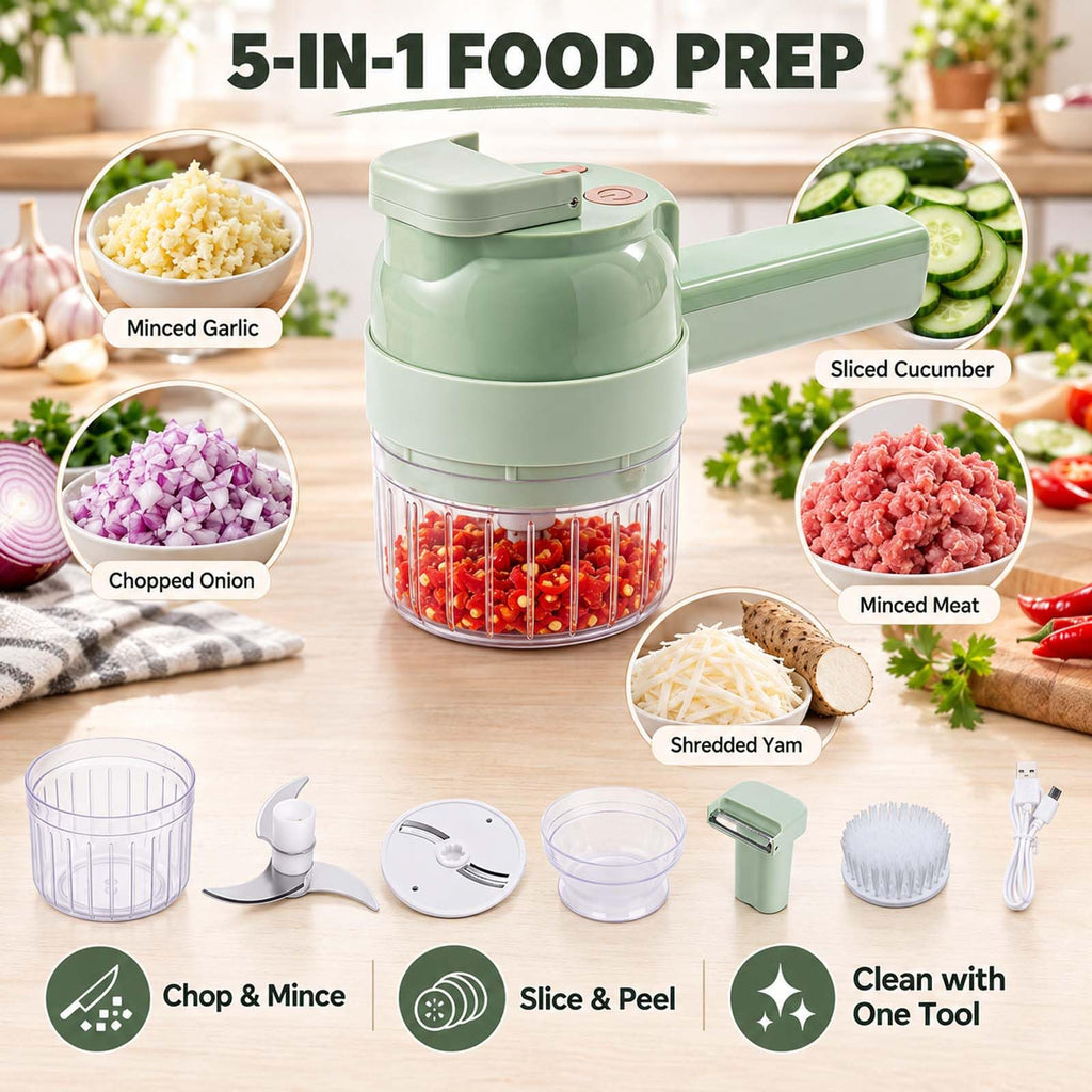 5-In-1 Electric Vegetable Chopper T43230