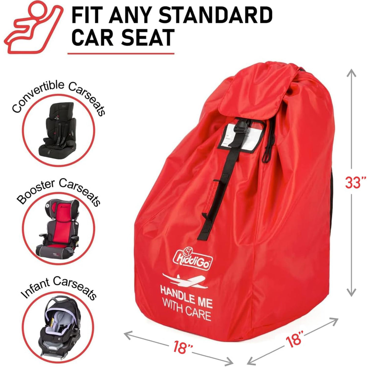 Red Car Seat Travel Bag W205