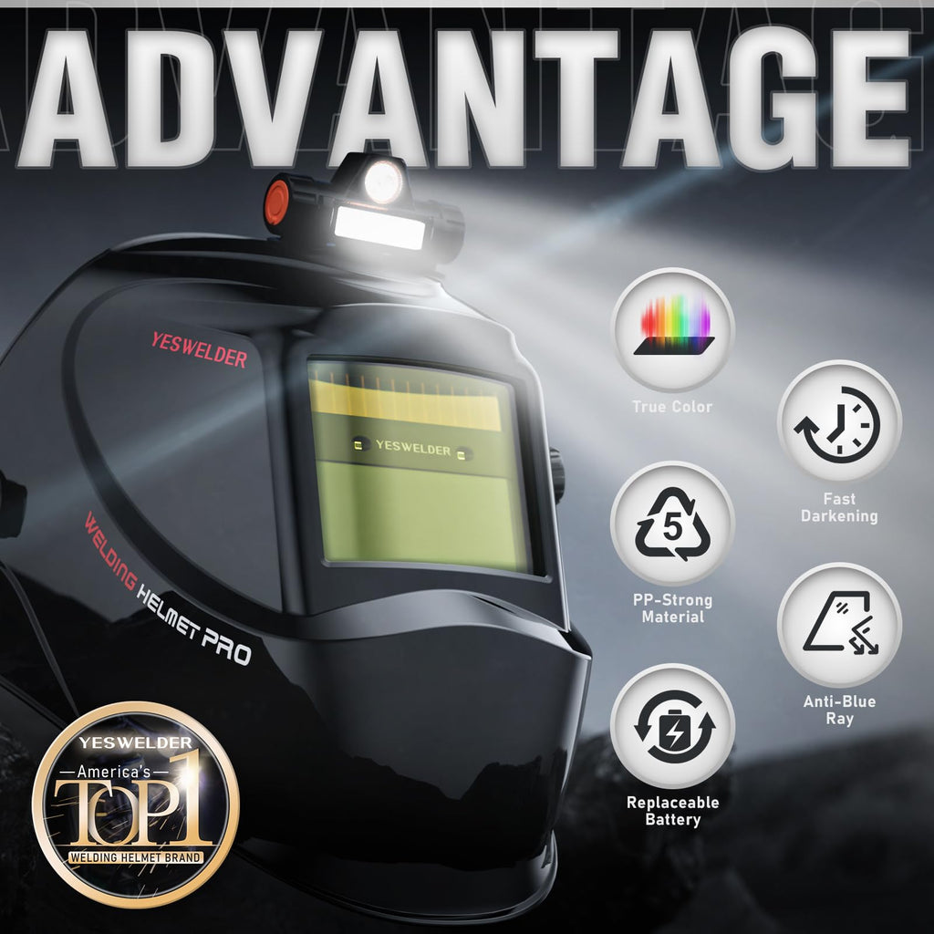 Auto Darkening Welding Helmet True Color L837