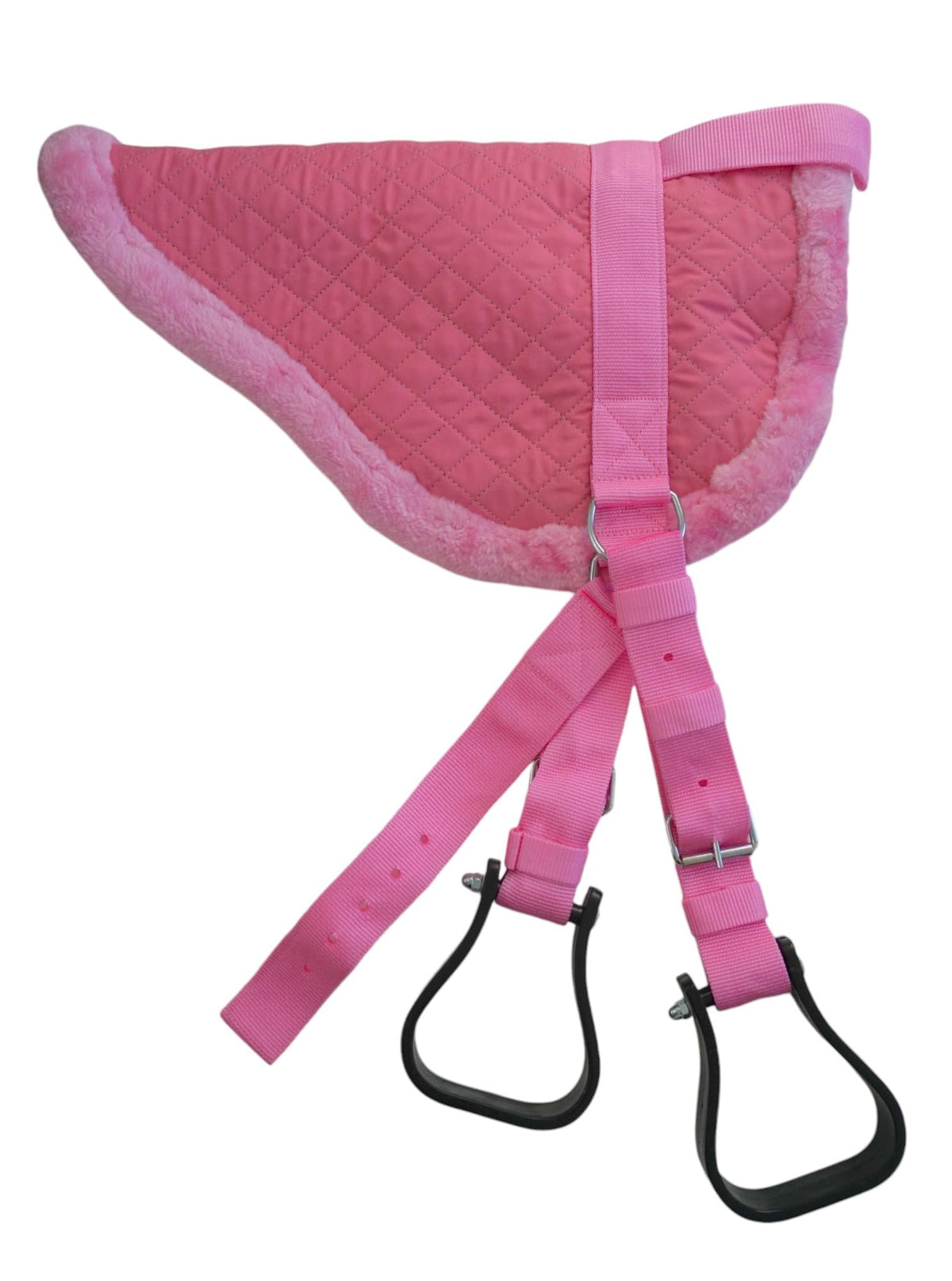 Quilted Bareback Pad with Fleece Bottom and 27" Girth G20116