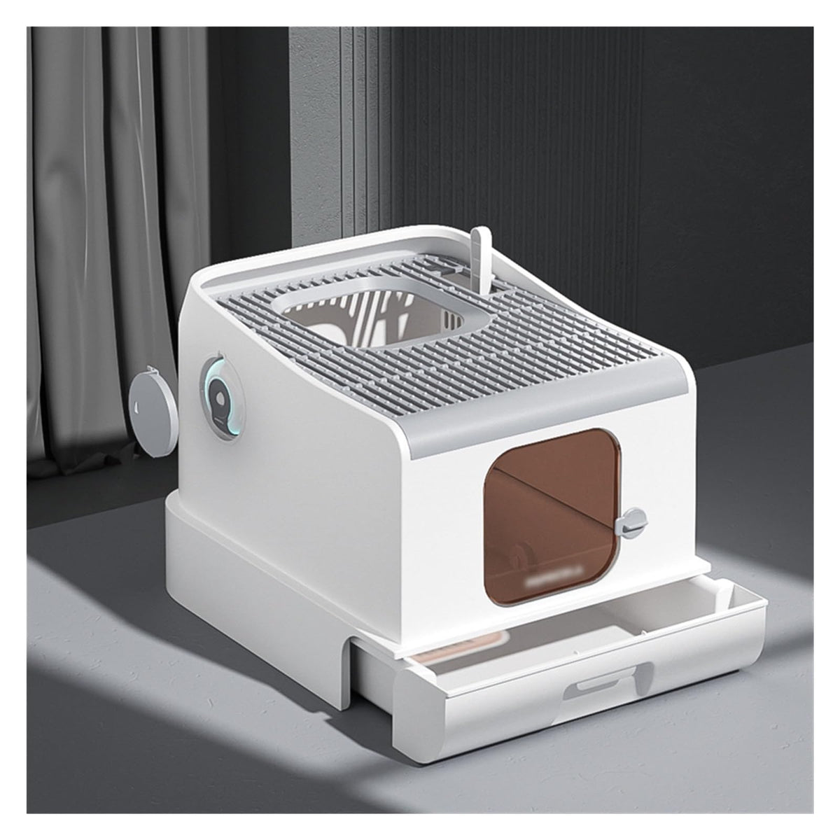 Fully Enclosed Extra Large Cat Litter Box with Lid U171