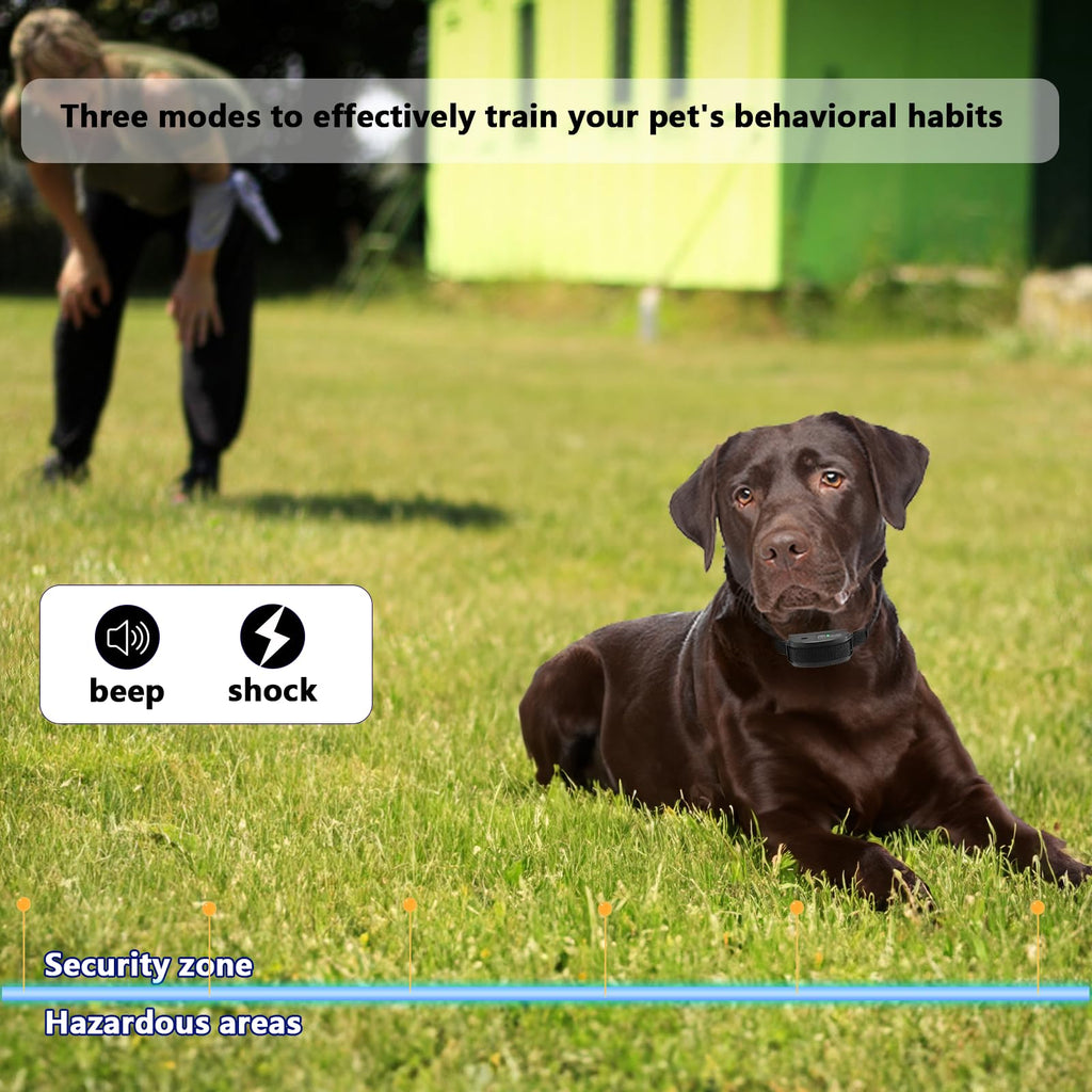 In-Ground Electric Dog Fence System with Waterproof Training Collar U4131