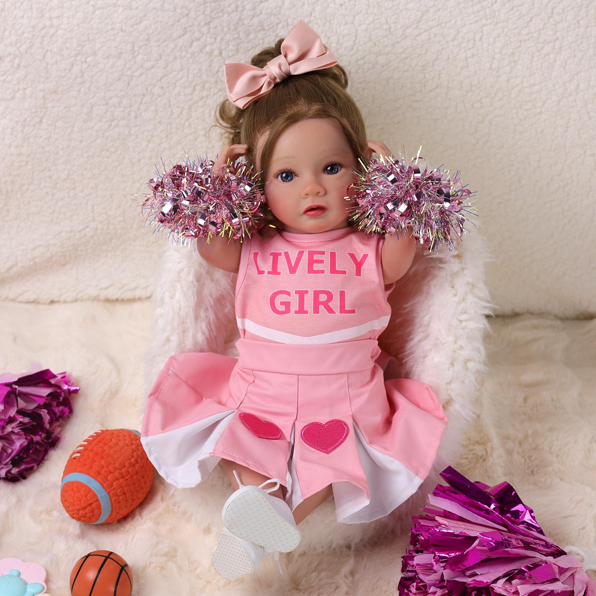 4 Pcs Reborn Baby Doll Clothes Set E104465