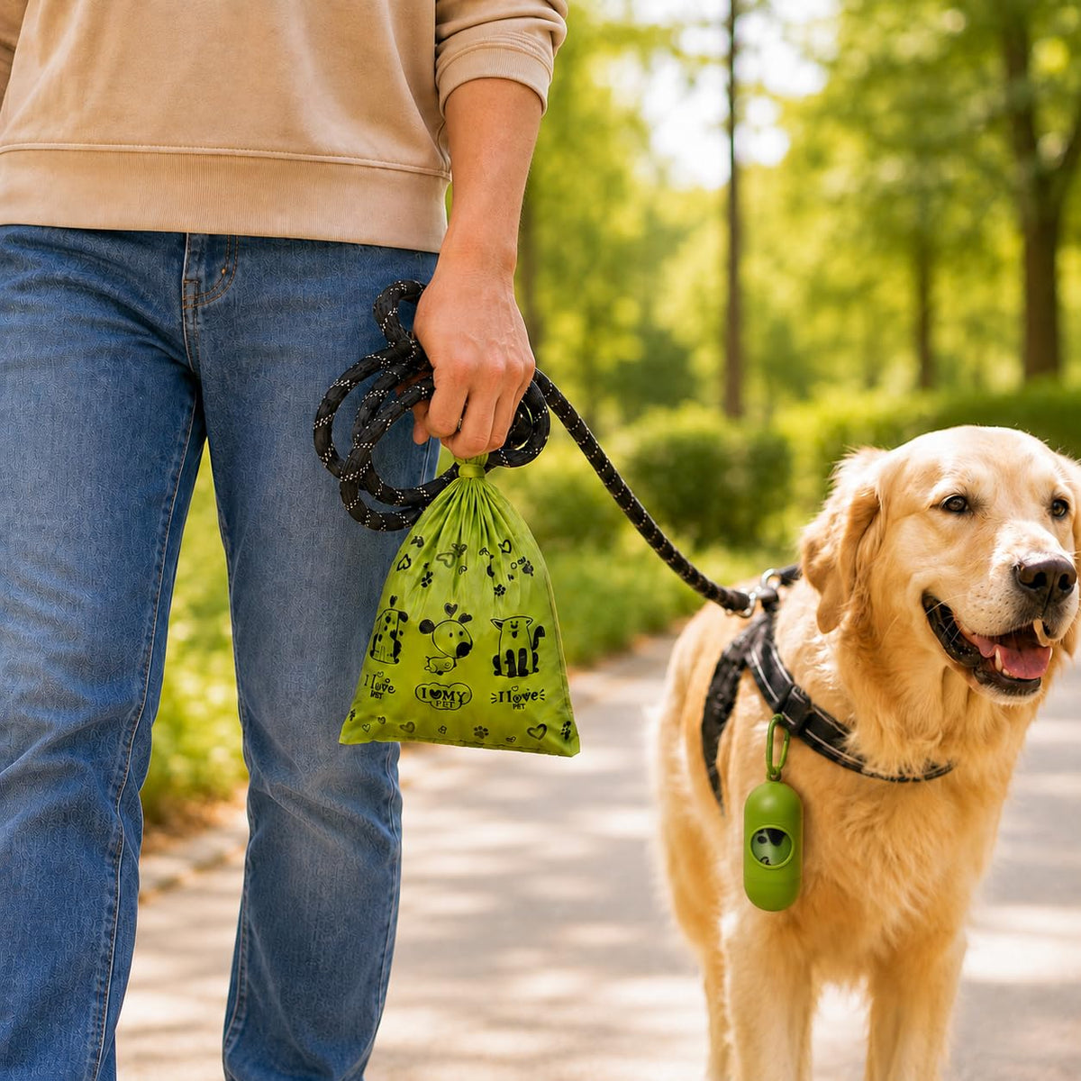 Biodegradable 540 Count Dog Poop Bag with Dispenser I271