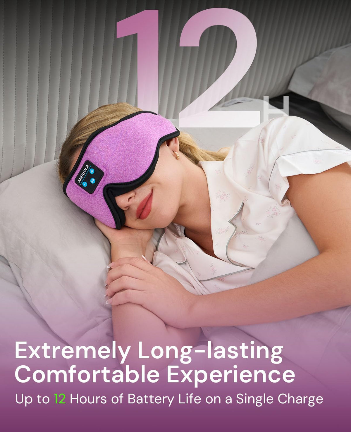 Bluetooth Sleep Mask with Blackout Eye Mask Q2821