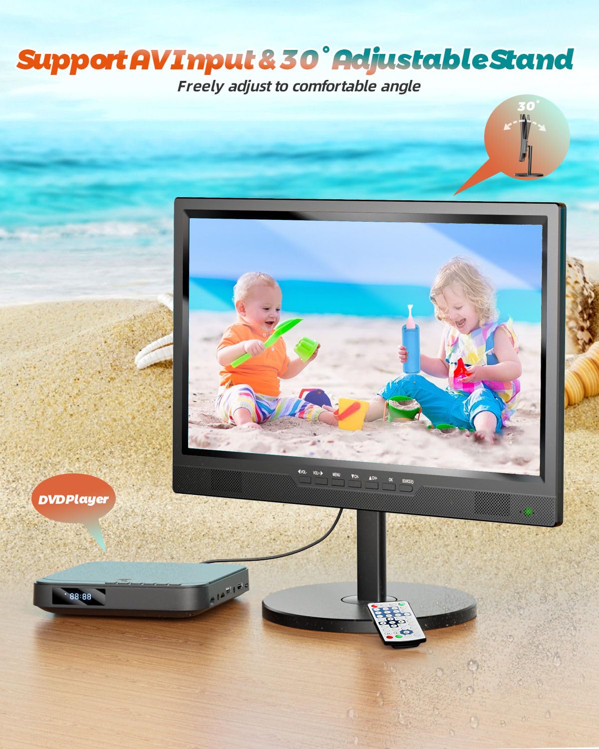 Portable TV with Antenna F3201