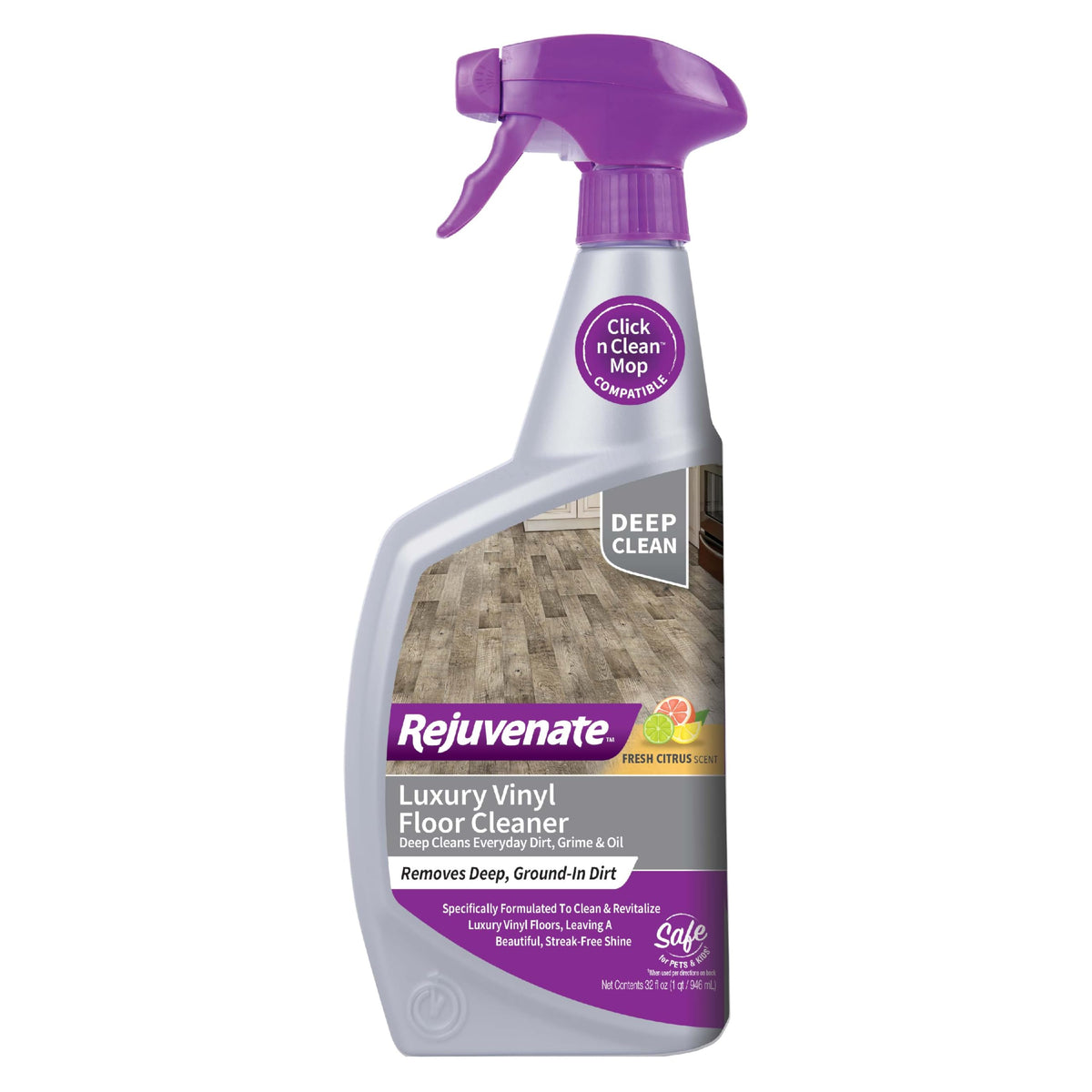 Luxury Vinyl Floor Cleaner, Fresh Citrus Scent, 32 Oz L671899
