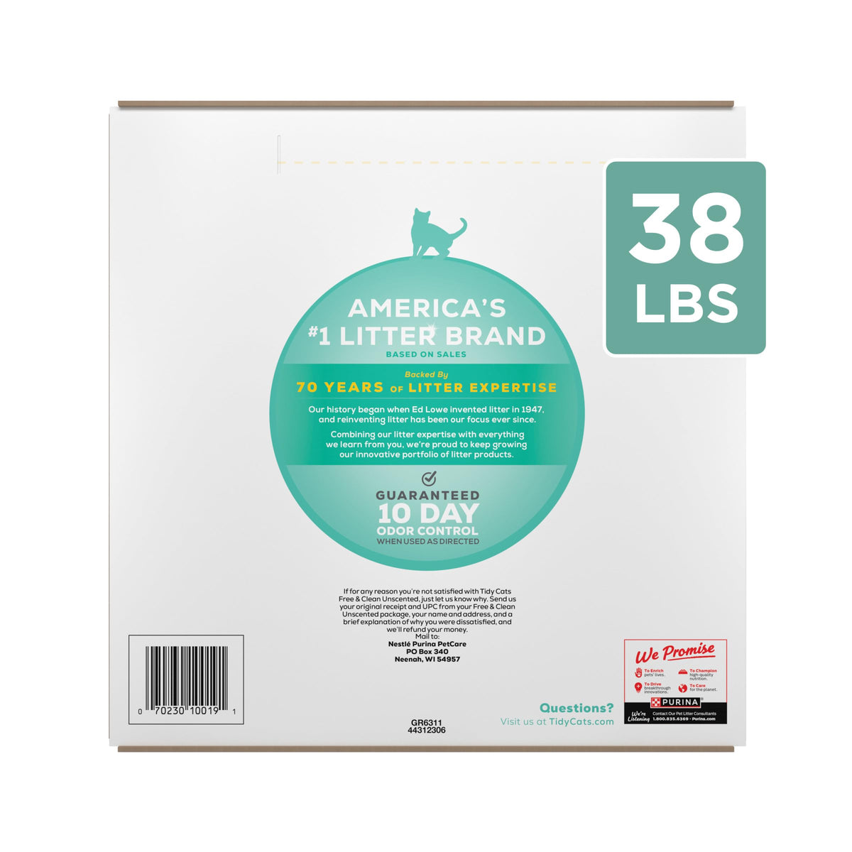 Unscented Clumping Cat Litter P863753