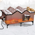 Weatherproof Heated Cat House U8031