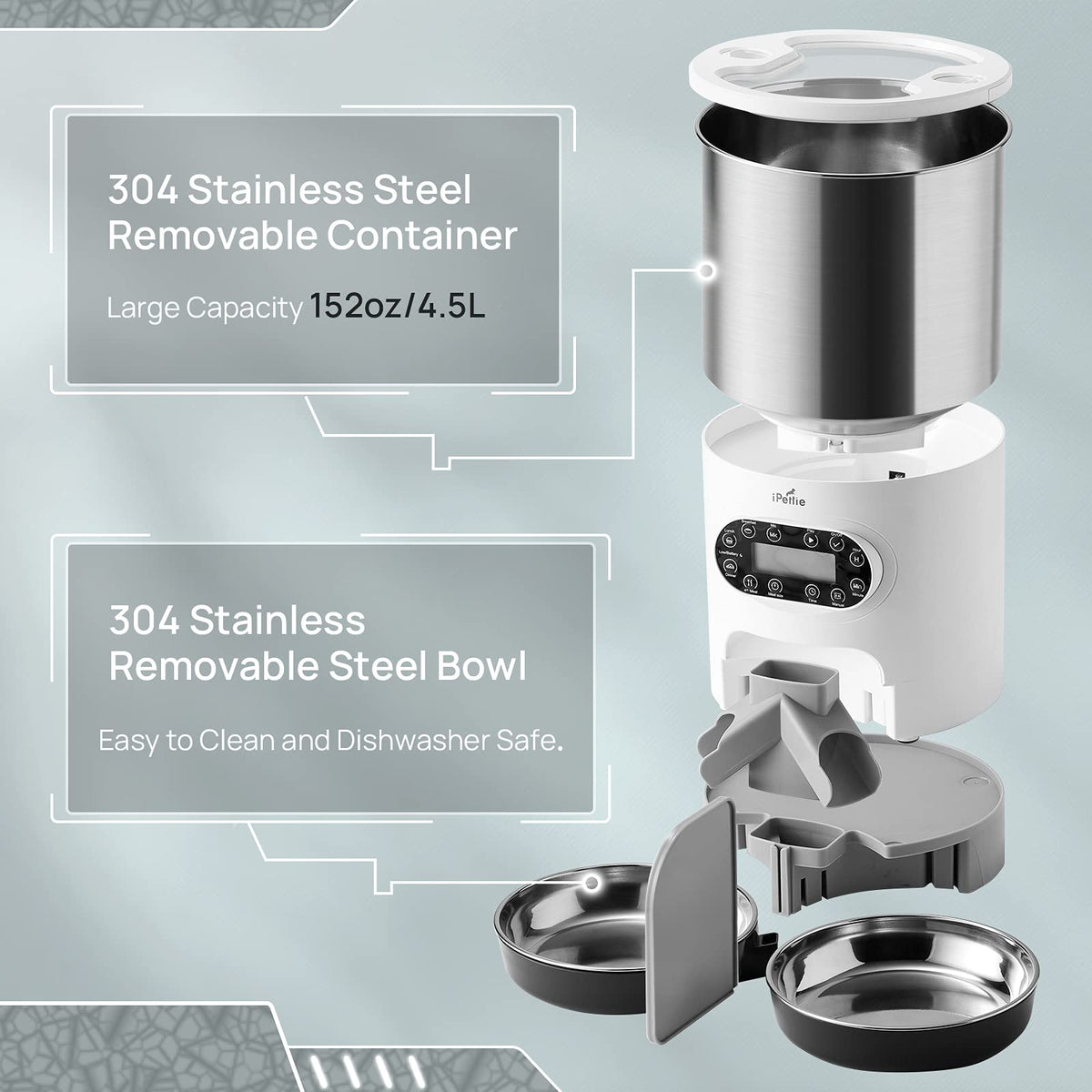 Automatic Pet Feeder with 4.5L Capacity L51451