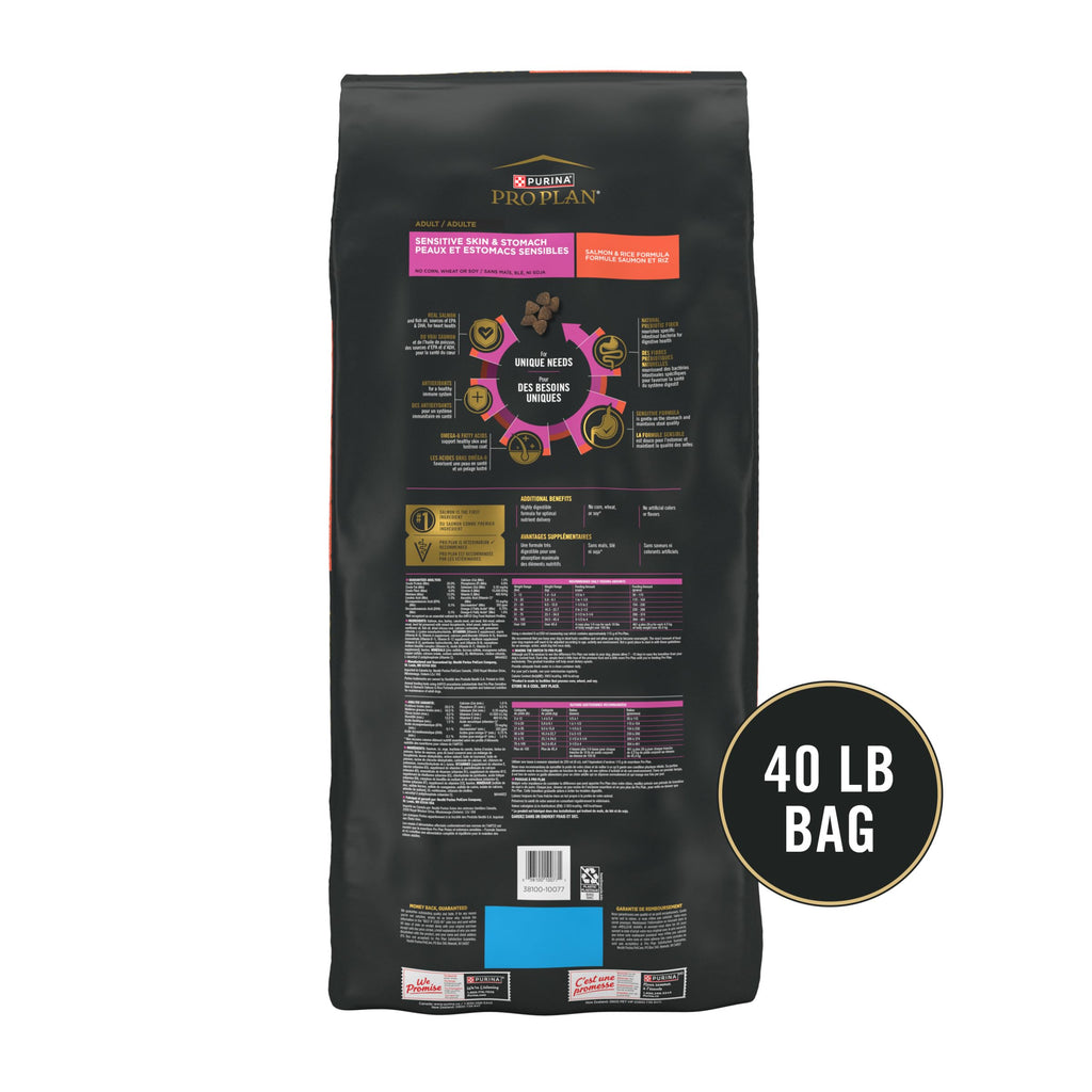 Salmon & Rice Dry Dog Food 40 lb. Bag U631923