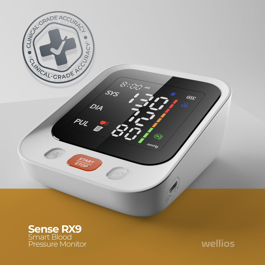 Upper Arm Blood Pressure Monitor with Large Cuff and Backlit Display V23397