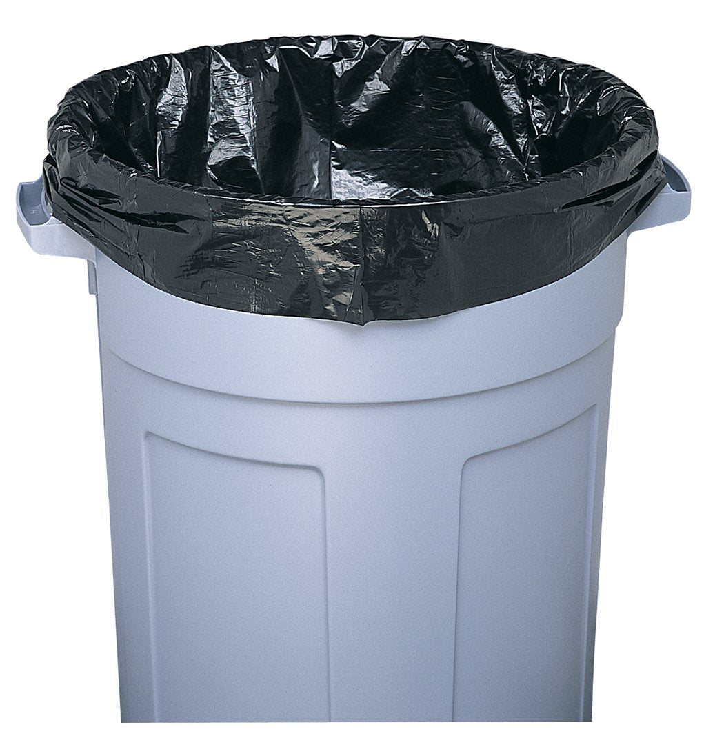 42 Gallon Black Flat Cut Top Trash Bags 3.0 Mil 20 Count H432