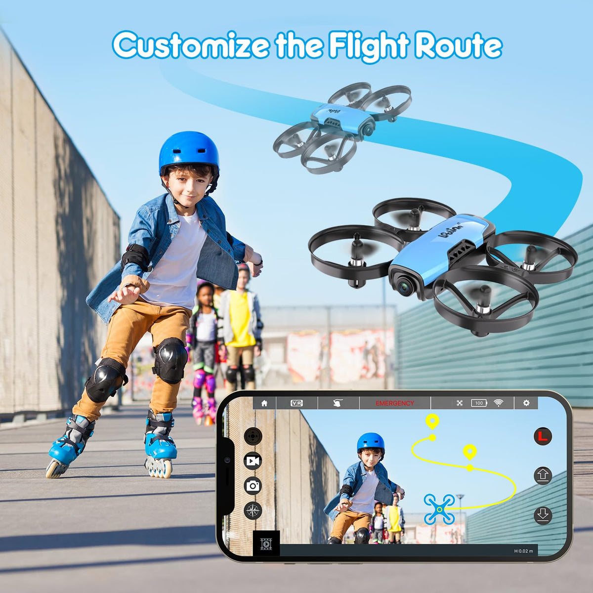 Drone with Camera for Kids 8+ J134