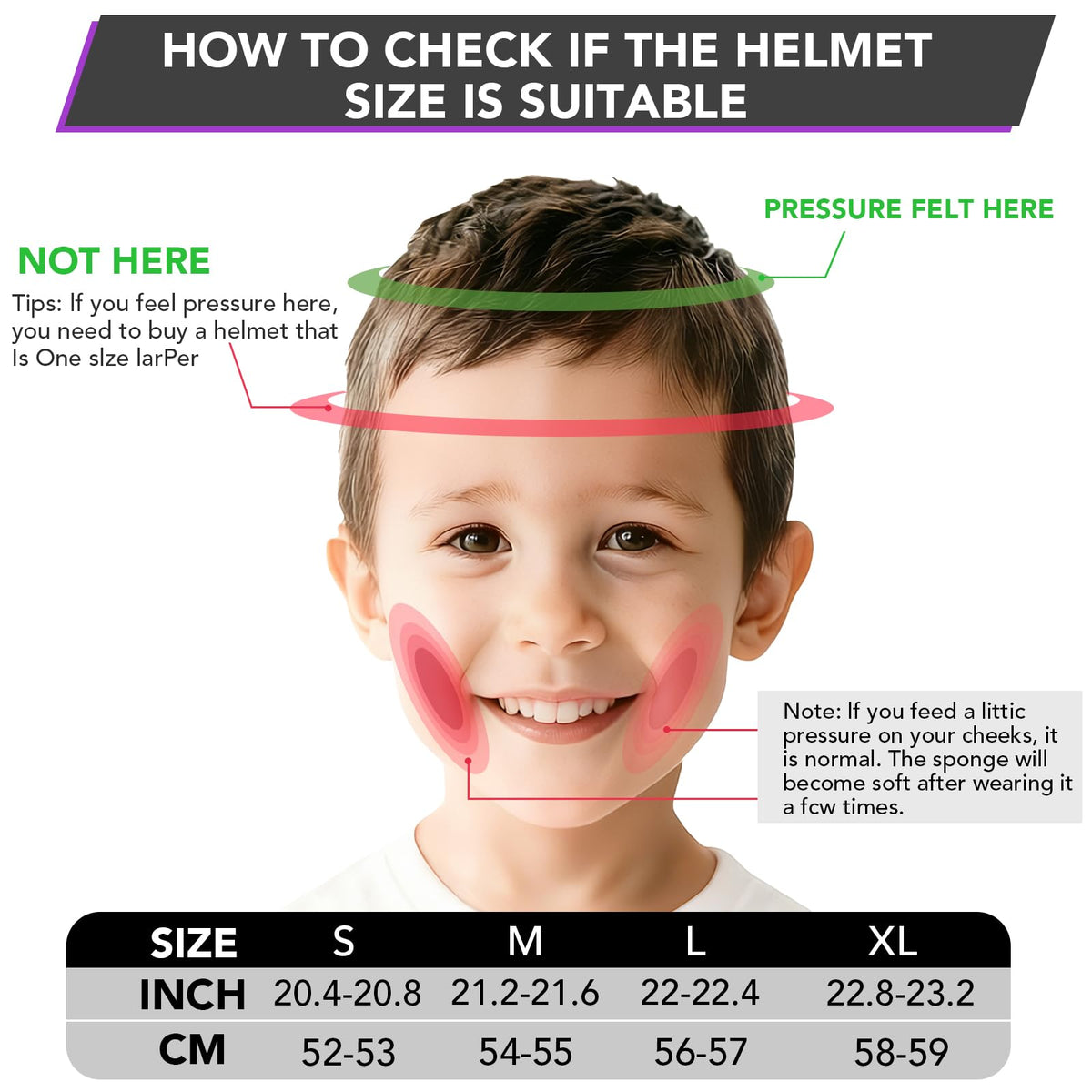 Kids Full Face Motocross Helmet 4-Pcs Set DOT Approved Purple X-Large M96186