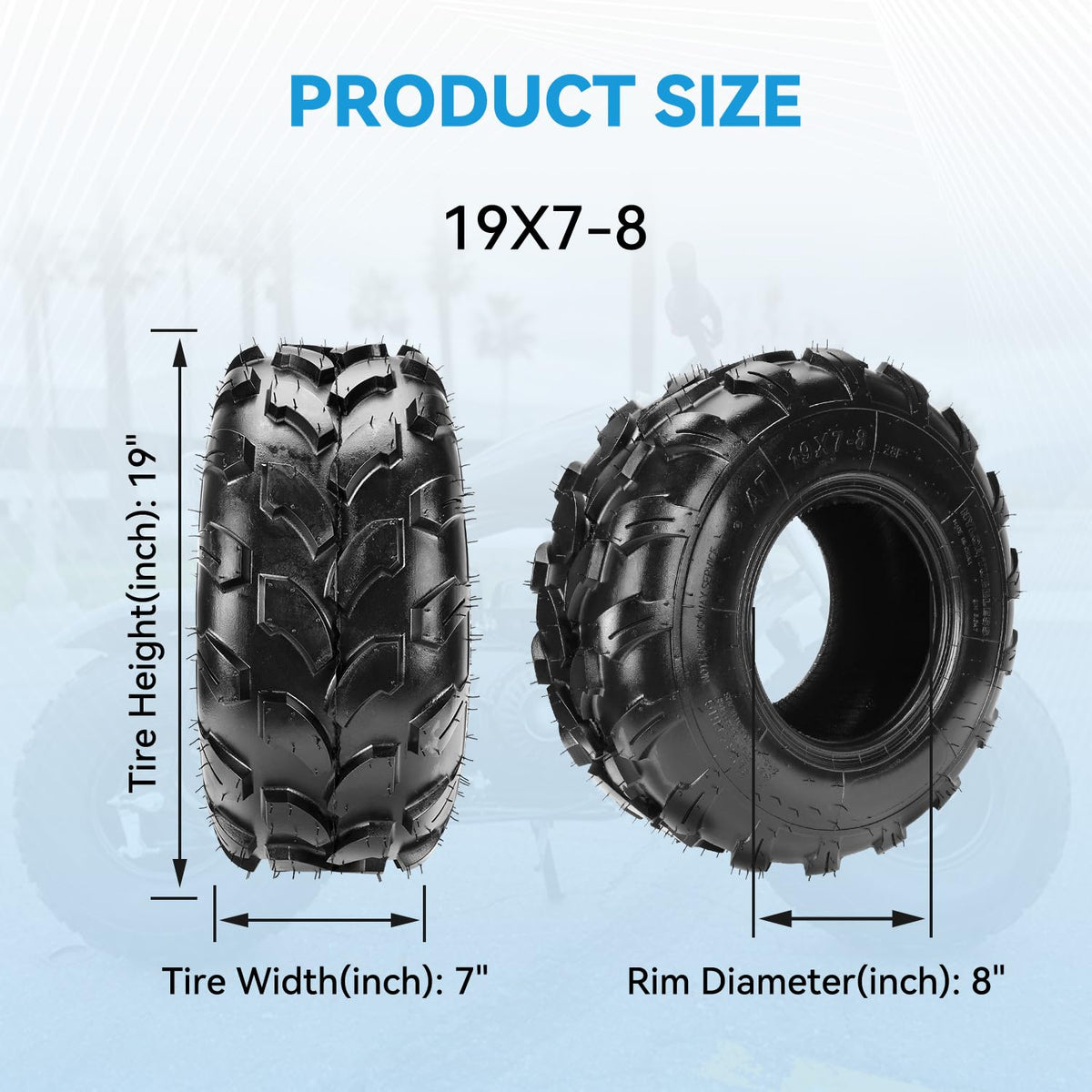 19x7-8 Tubeless Tire I959618