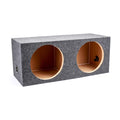 Charcoal Dual 12" Sealed Car Audio Subwoofer Box D91144