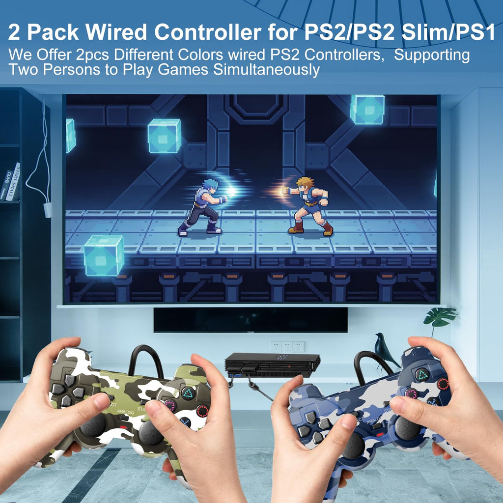 2 Packs Wired Controller U9434