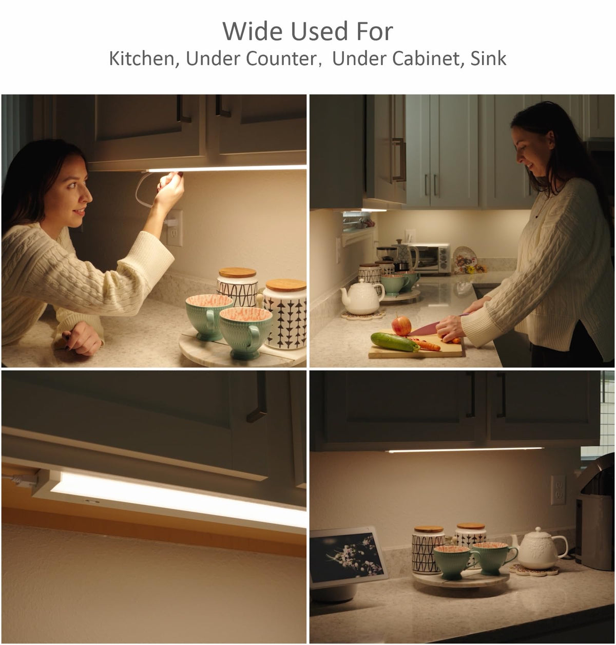 24 Inch 12W Dimmable LED Under Cabinet Lighting C618