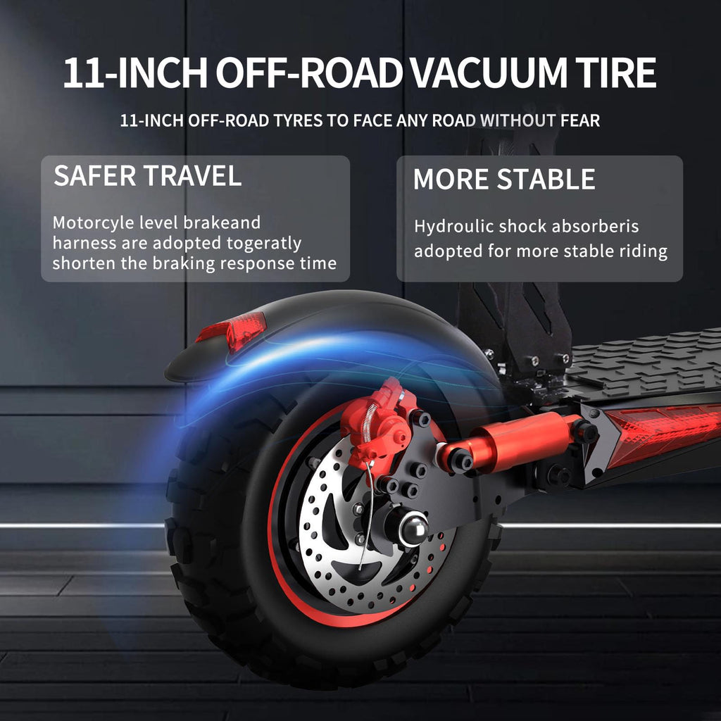 1200W 37 Mile Range 34MPH Foldable Electric Scooter with Seat Y11781