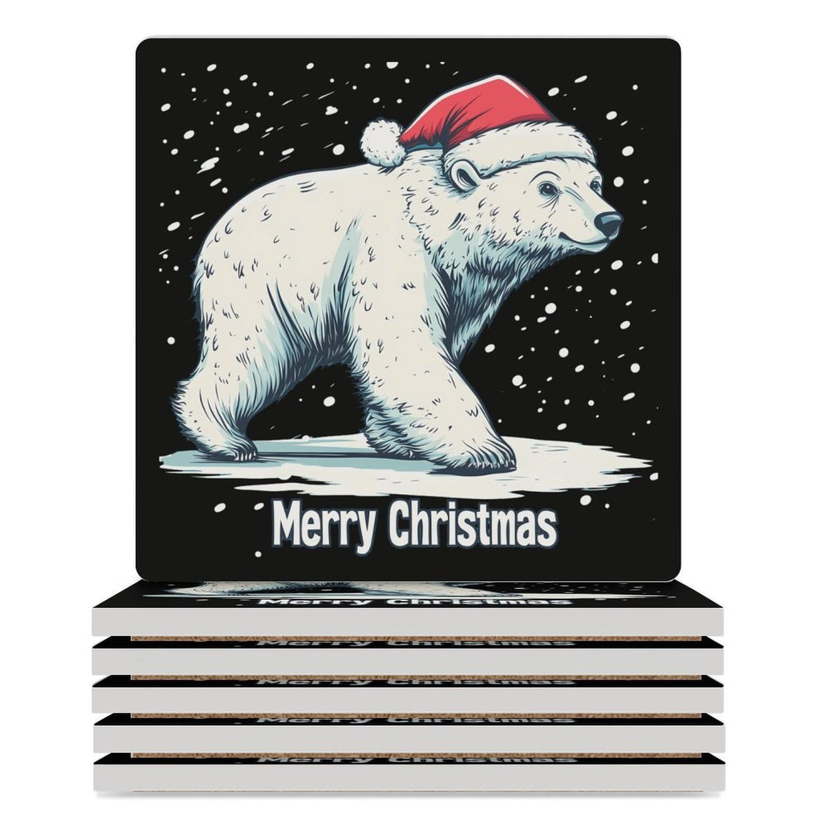 White Ceramic Coasters Set H863864
