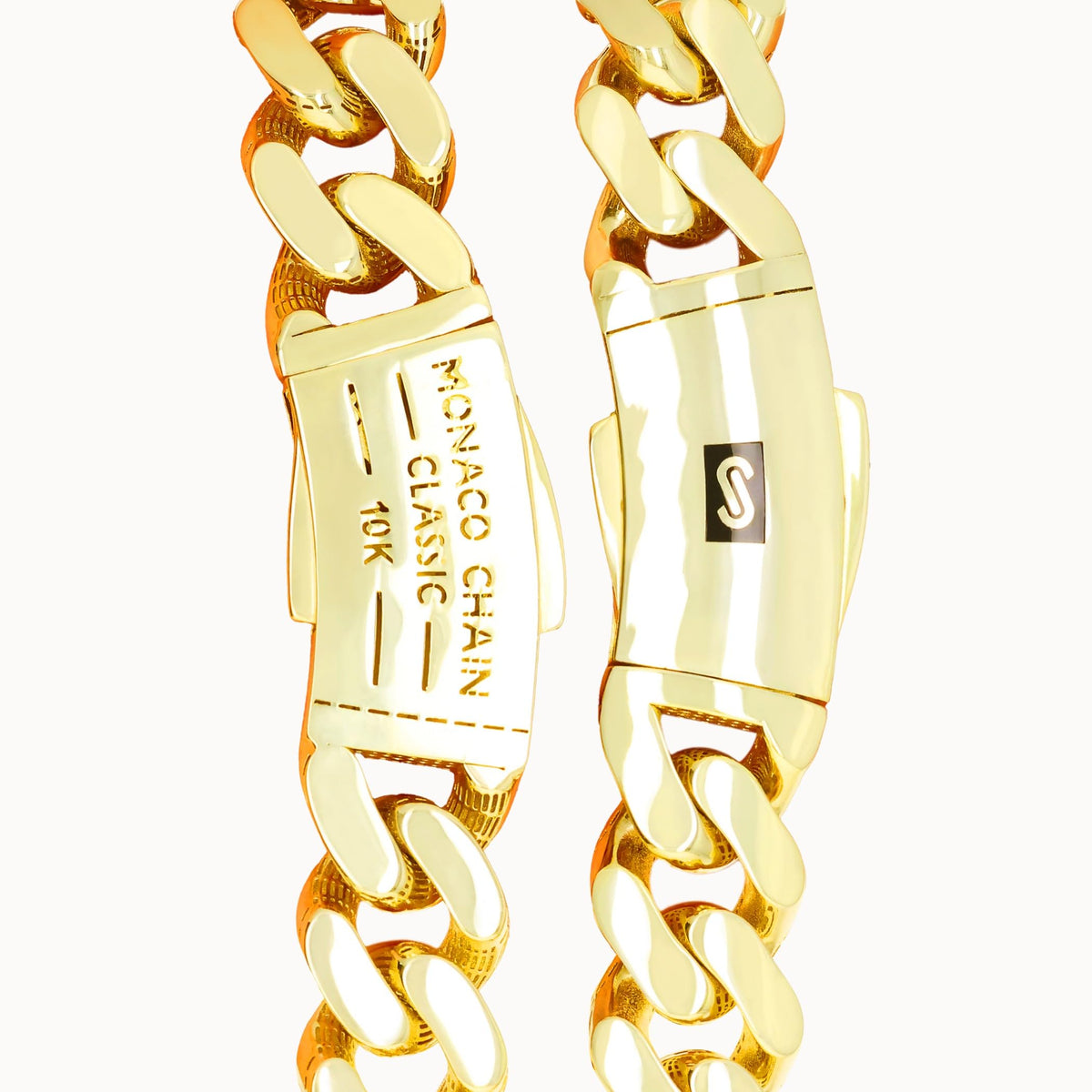 10k Yellow Gold 6mm Cuban Chain Necklace U90715