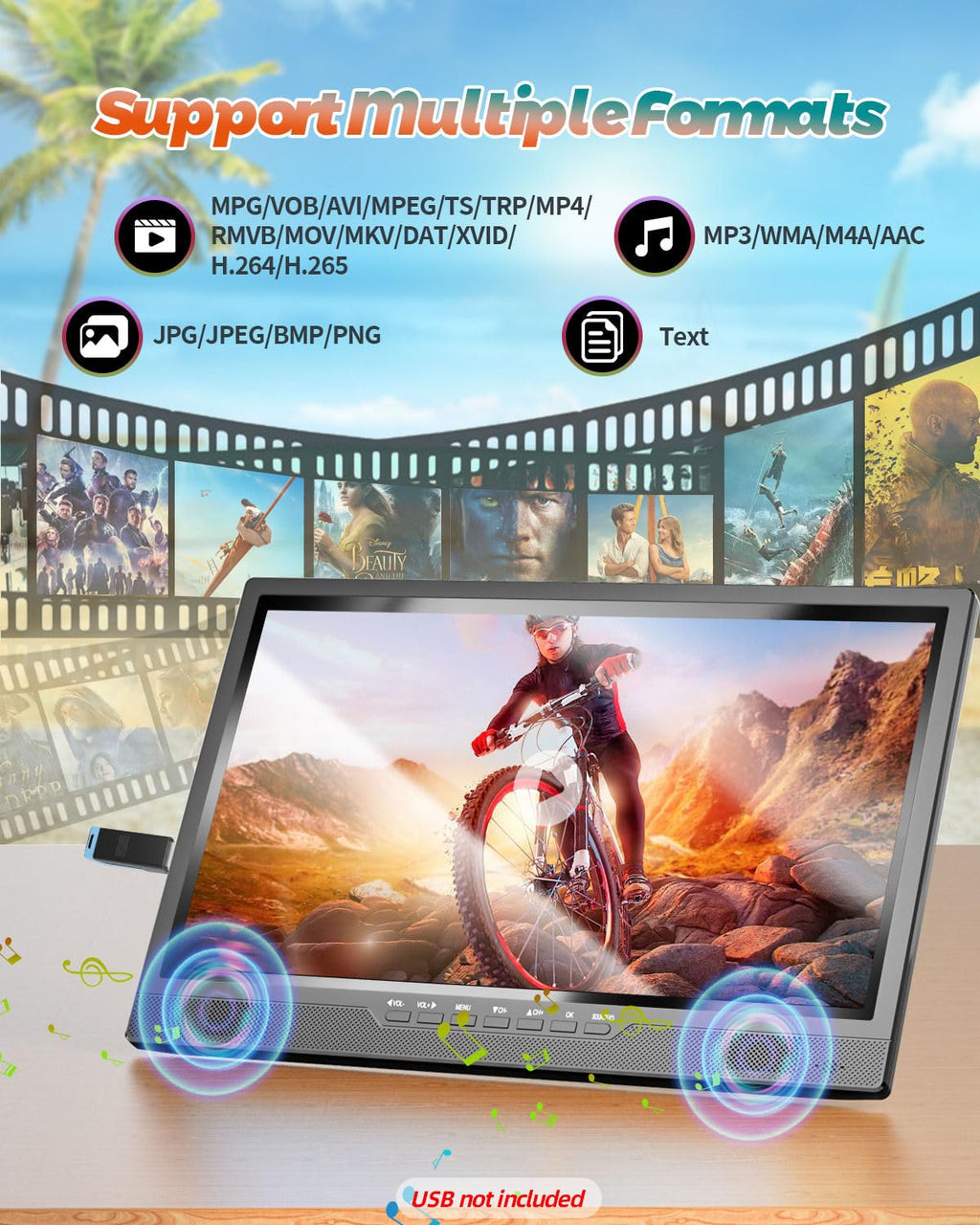Portable TV with Antenna F3201