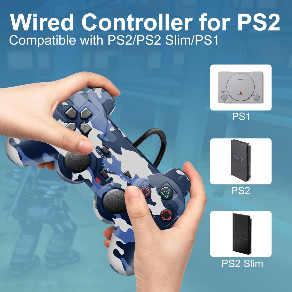 2 Packs Wired Controller U9434