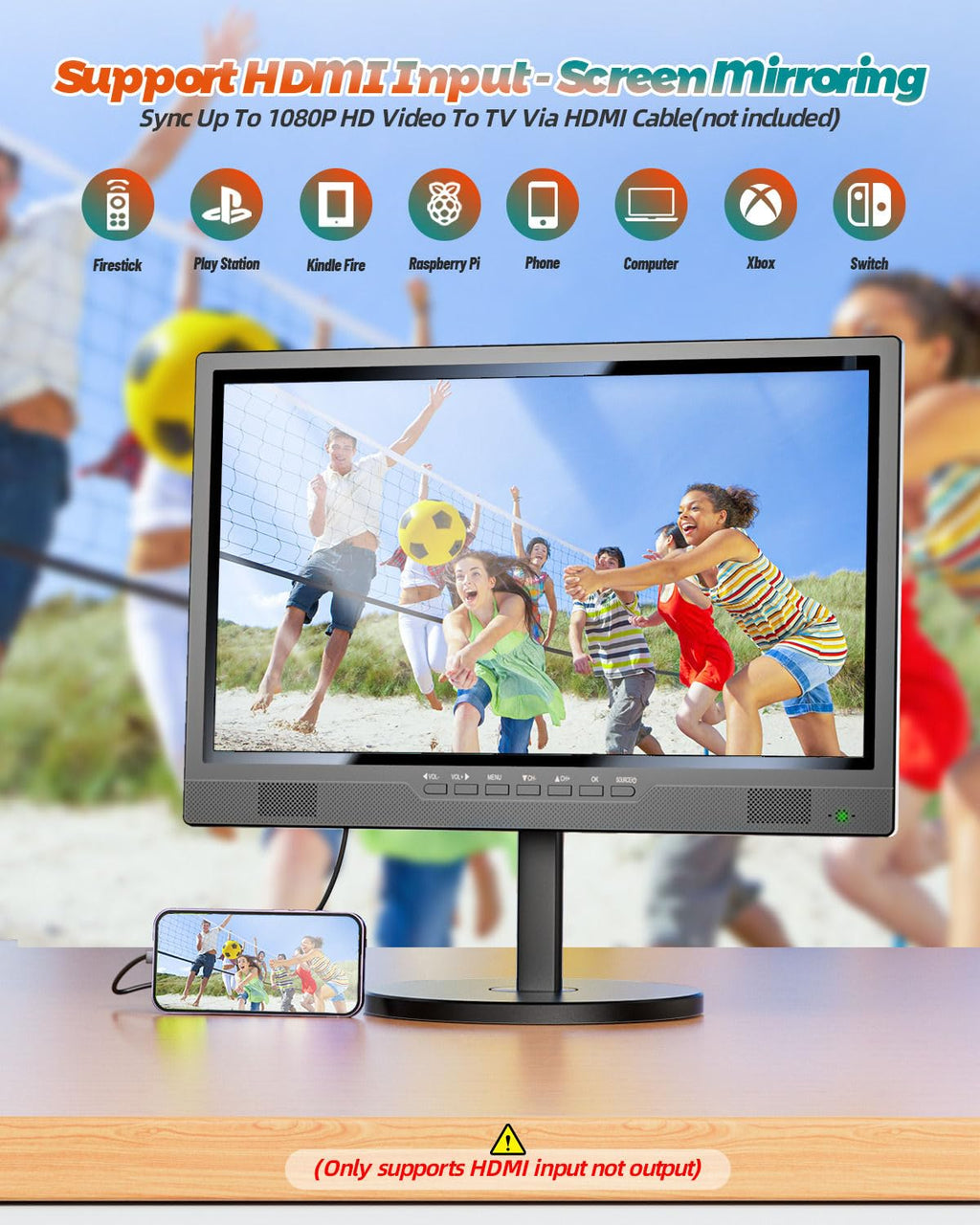 Portable TV with Antenna F3201