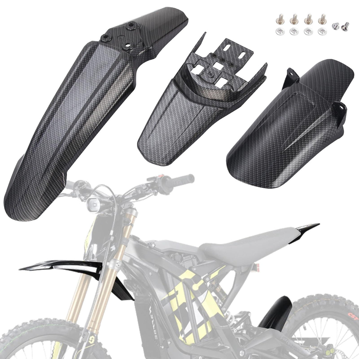 Black Front & Rear Fender Kit O824430