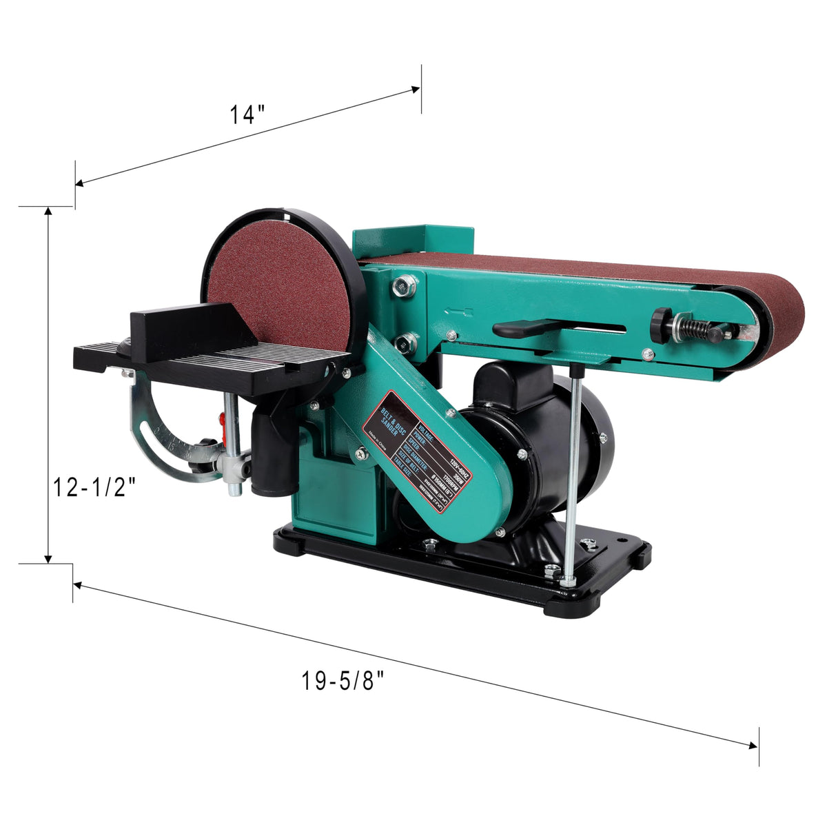 6" Disc & 4" x 36" Belt Benchtop Sander S3070