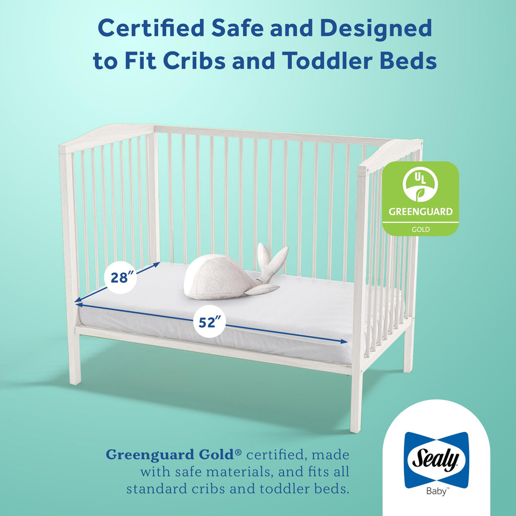 Cotton 2 Stage Waterproof Crib Mattress W18852