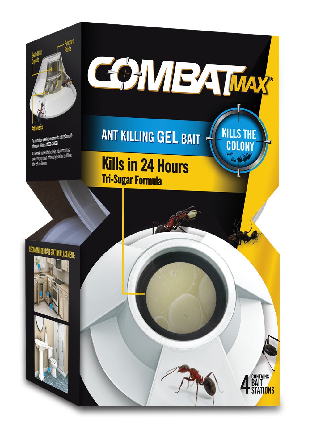 Ant Killing Gel Bait Station 4 Count X708