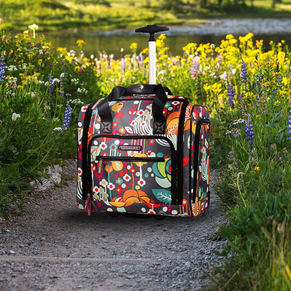 15 Inch Carry On Rolling Wheels Suitcase N2415
