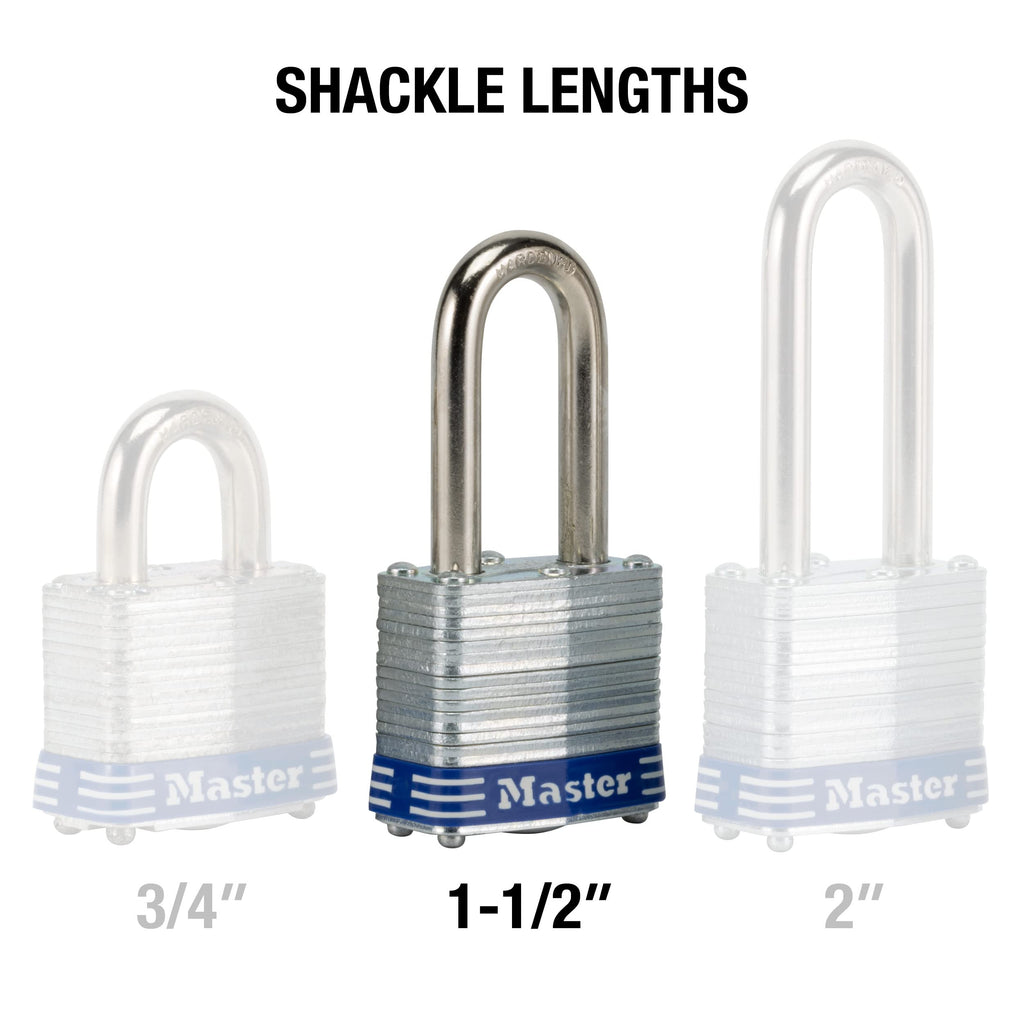 Outdoor Keyed-Alike Padlock 4 Pack U341126