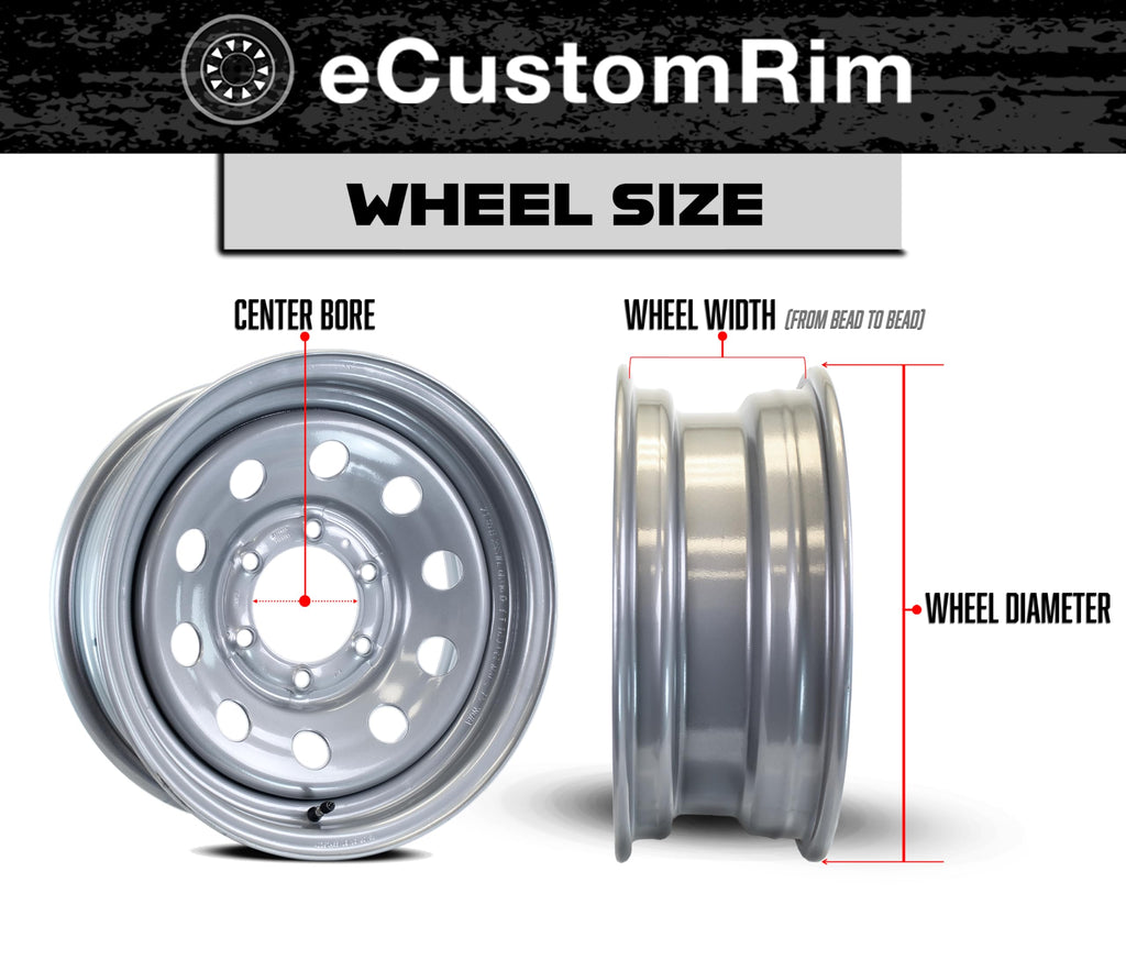 Galvanized Trailer Tire Rim Assembly 12 In. 5 Lug S699372
