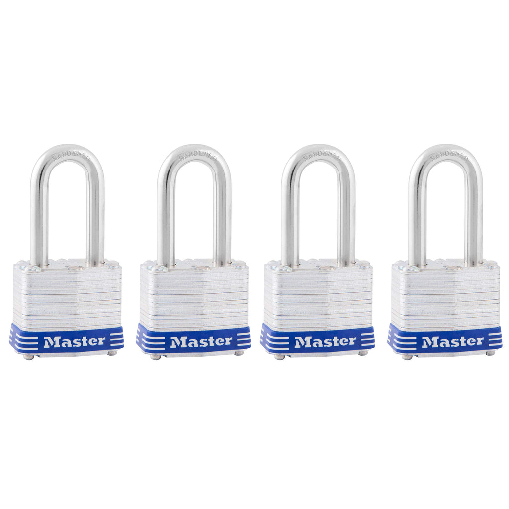 Outdoor Keyed-Alike Padlock 4 Pack U341126