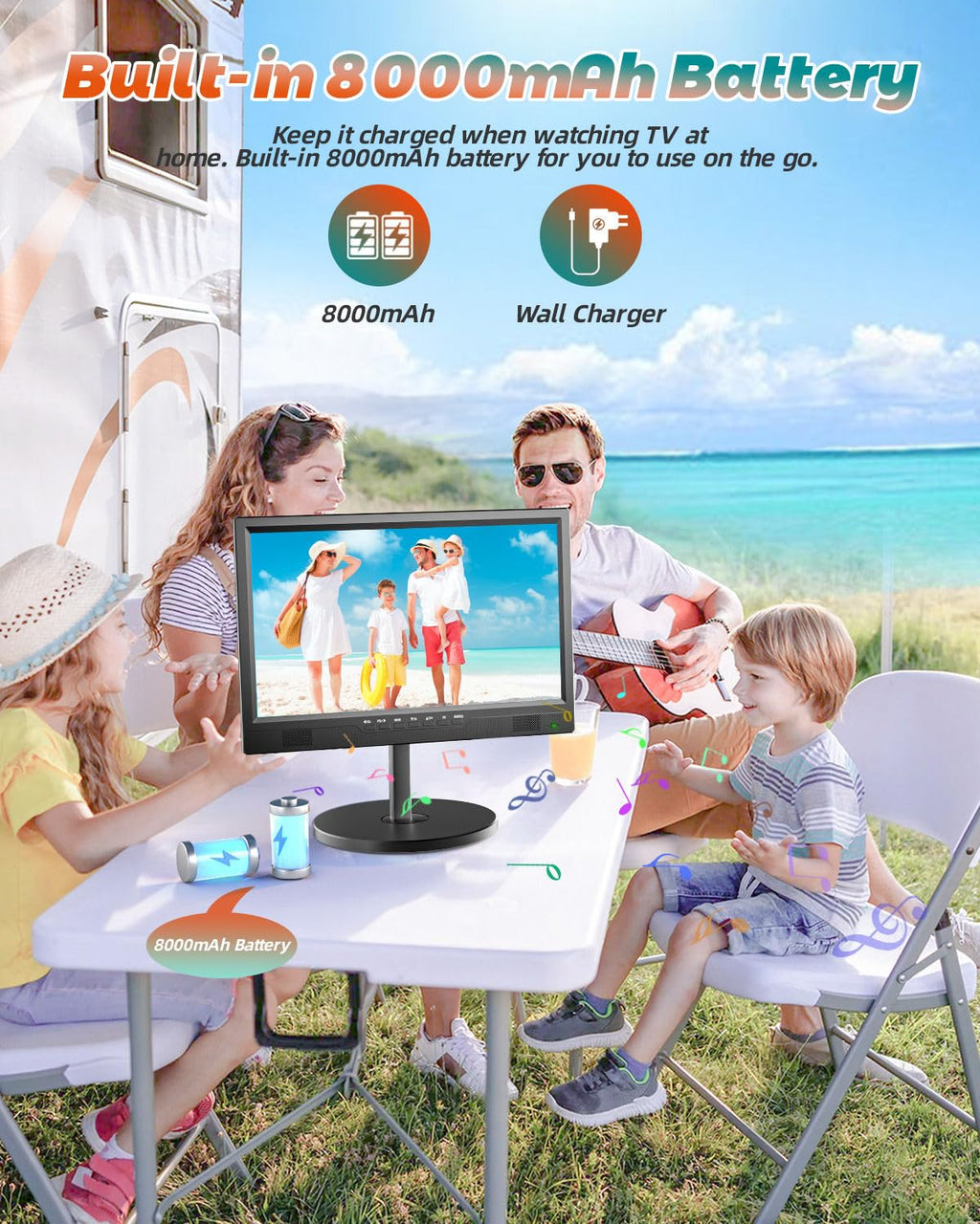 Portable TV with Antenna F3201